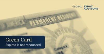 green card renunciation - expired is not renounced